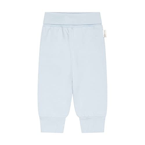 Steiff Unisex Baby Basic Jogginghose mit Beinbündchen Lässige Hose, Celestial Blue, 50 von Steiff