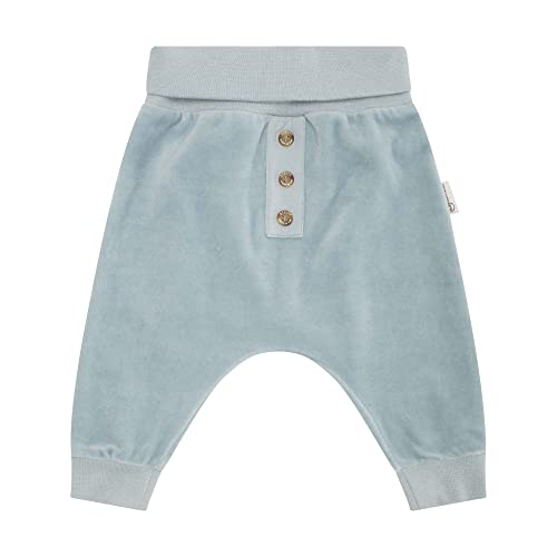 Steiff Unisex Baby Basic Jogginghose mit Beinbündchen Lässige Hose, Celestial Blue, 56 von Steiff