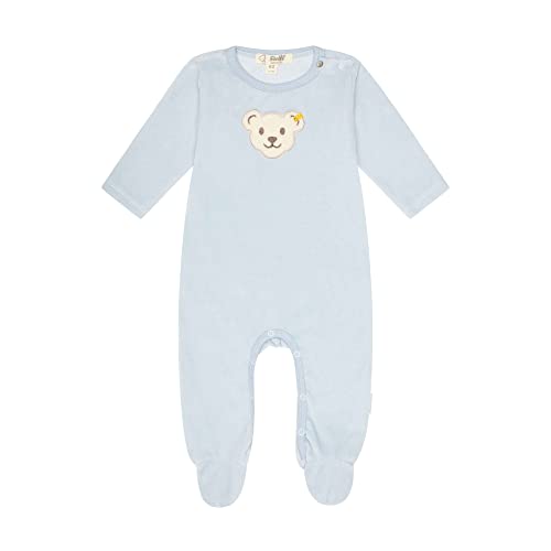 Steiff Unisex Baby Basic Kleinkind-Schlafanzüge, Celestial Blue, 74 von Steiff