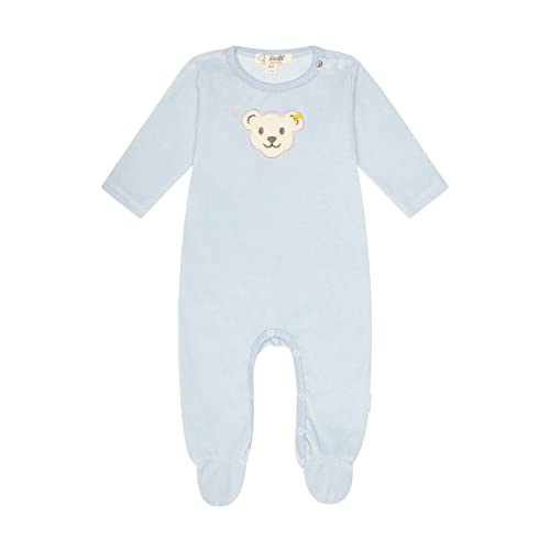 Steiff Unisex Baby Basic Kleinkind-Schlafanzüge, Celestial Blue, 86 von Steiff