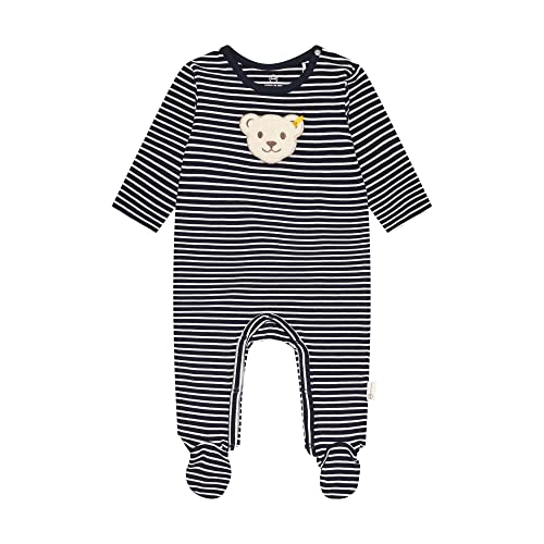 Steiff Unisex Baby Basic Kleinkind-Schlafanzüge, Navy, 44 von Steiff