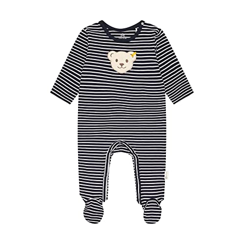 Steiff Unisex Baby Basic Kleinkind-Schlafanzüge, Navy, 68 von Steiff