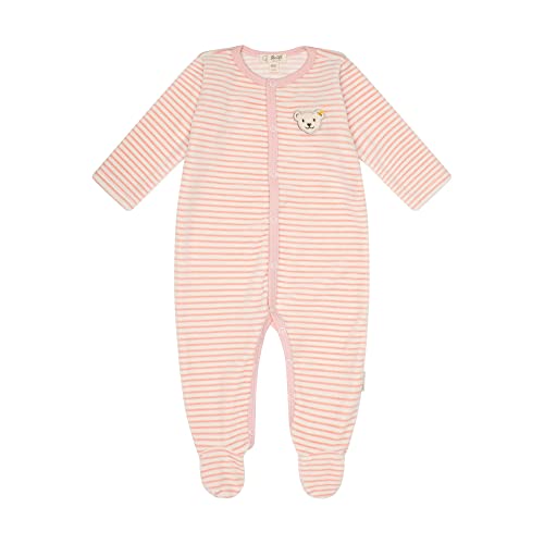 Steiff Unisex Baby Basic Kleinkind-Schlafanzüge, Silver PINK, 44 von Steiff