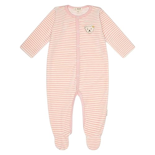 Steiff Unisex Baby Basic Kleinkind-Schlafanzüge, Silver PINK, 50 von Steiff