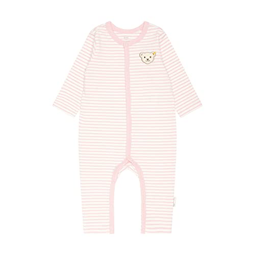 Steiff Unisex Baby Basic Kleinkind-Schlafanzüge, Silver PINK, 62 von Steiff