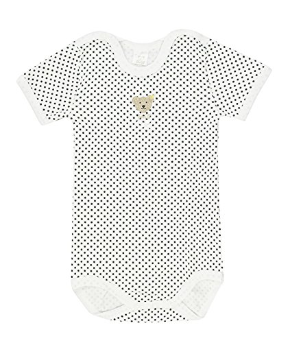 Steiff Unisex - Baby Body 0008733, Gr. 86, Weiß (bright white 1000) von Steiff