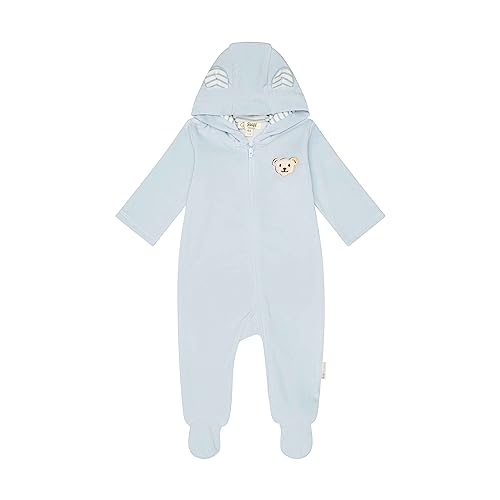 Steiff Unisex Baby Einteiler GOTS Baby Wellness einfarbig, 74 von Steiff