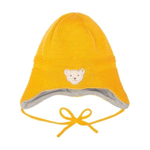 Steiff Unisex Baby Mütze ohne Bommel Hat, Sunflower, 39 von Steiff
