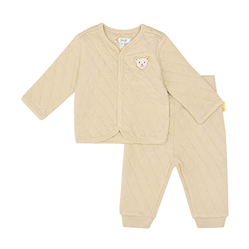 Steiff Unisex Baby Set Hose + Jacke Pants, Brown Rice, 68 von Steiff