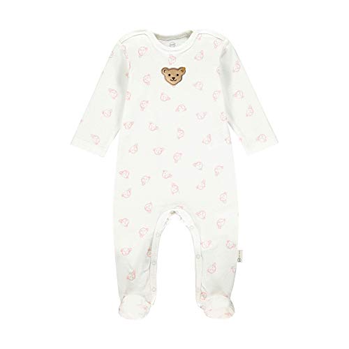 Steiff Unisex Baby Strampler GOTS Nachthemd, Bridal Rose, 062 von Steiff