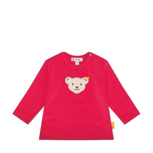 Steiff Unisex Baby T Langarm Teddykopf ohne Squeezer Shirt, Raspberry, 80 Steiff Unisex Baby T Langarm Teddykopf ohne Squeezer Shirt, Raspberry, 80 von Steiff