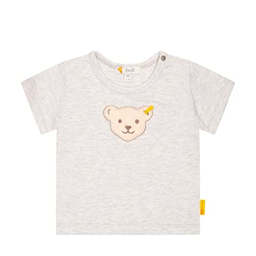 Steiff Unisex Baby T-shirt Kurzarm T Shirt, Nimbus Cloud, 62 EU von Steiff