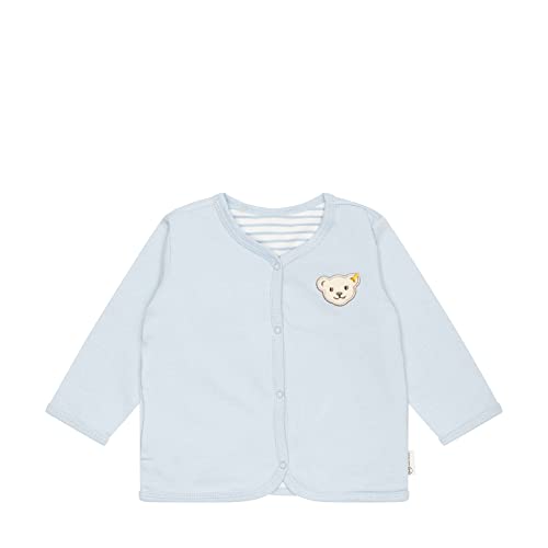 Steiff Unisex Baby Wendejacke GOTS Jacke, Celestial Blue, 62 von Steiff