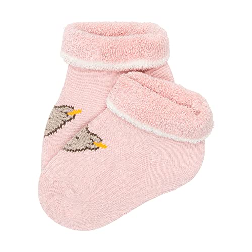 Steiff Unisex Baby sokken kort Socken GOTS, SILVER PINK, 14 EU von Steiff