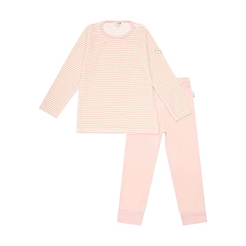 Steiff Unisex Schlafanzug 2tlg. lang Pyjamaset, Silver PINK, 92 von Steiff