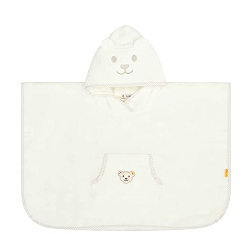 Steiff Unisex Kinder Mini Basic Bade Poncho, Cloud Dancer, One Size Steiff Unisex Kinder Mini Basic Bade Poncho, Cloud Dancer, One Size von Steiff