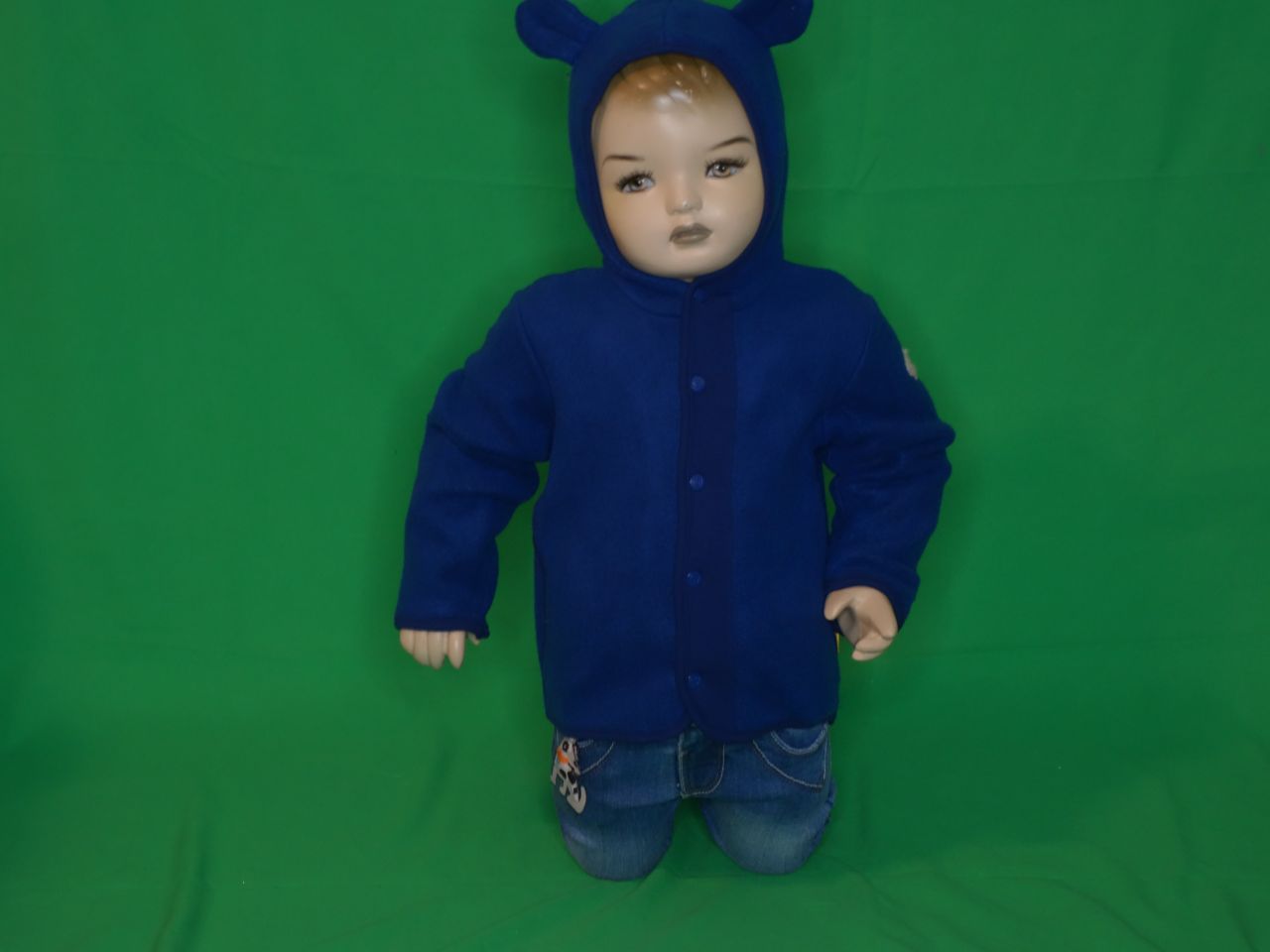 Steiff Winterjacke Fleece Junge navy von Steiff