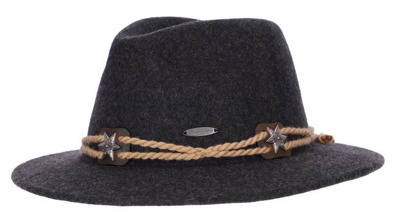 Steigenhöfer Manufaktur Trachtenhut Herren Georg - bayrischer Wanderhut Tiroler Art aus 100% Schurwolle Größenverstellbar und integriertes Schweißband, Ideal fürs Oktoberfest von Steigenhöfer Manufaktur