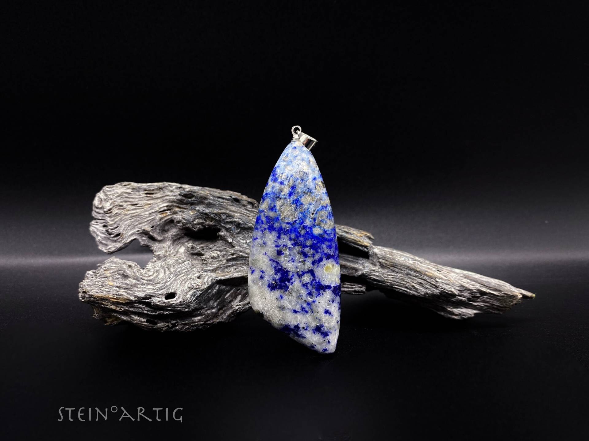 Anhänger Edelstein "Lapislazuli', Silber 925 von Steinartig