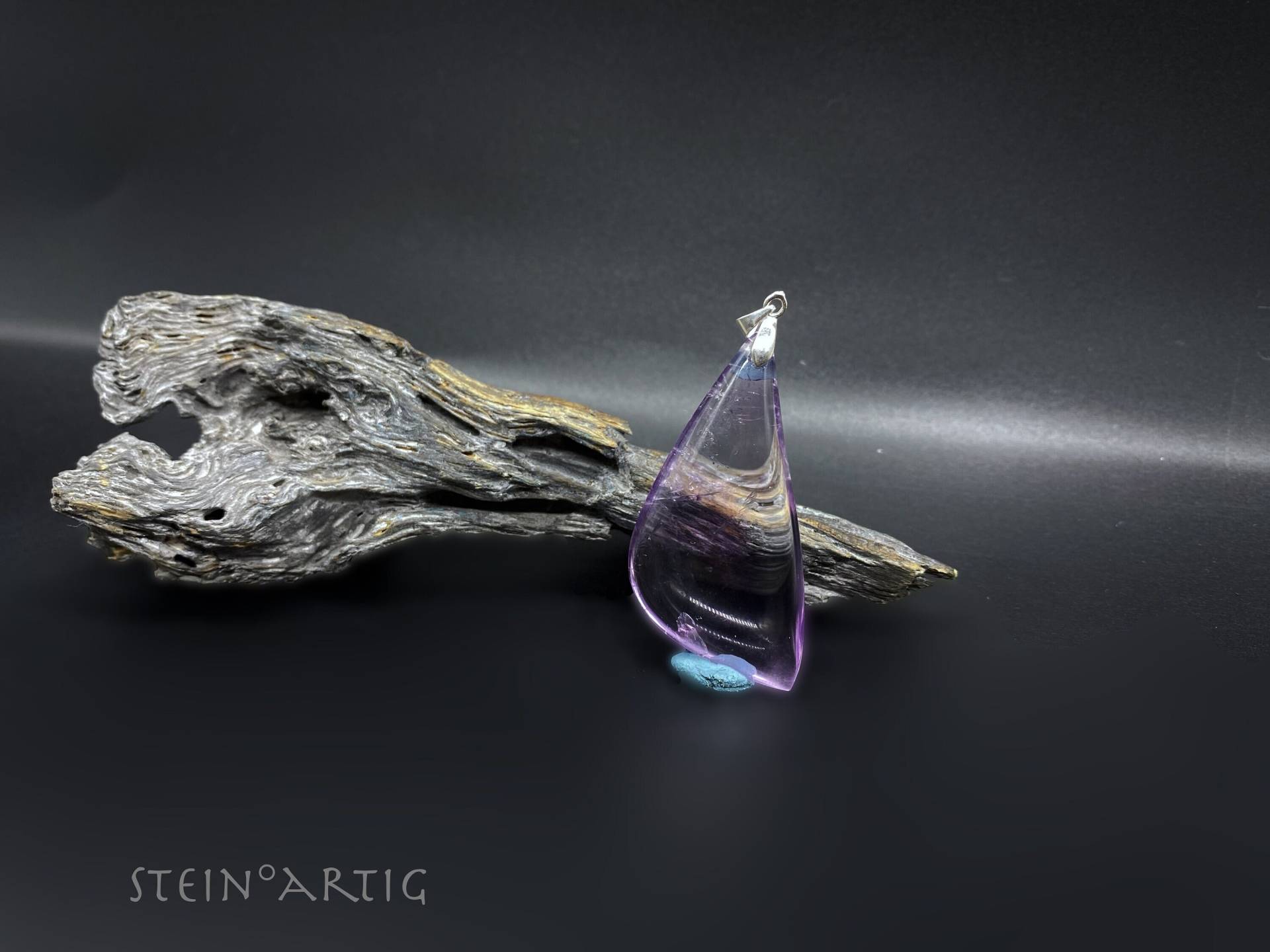 Edelstein Anhänger "Amethyst' Silber 925 von Steinartig