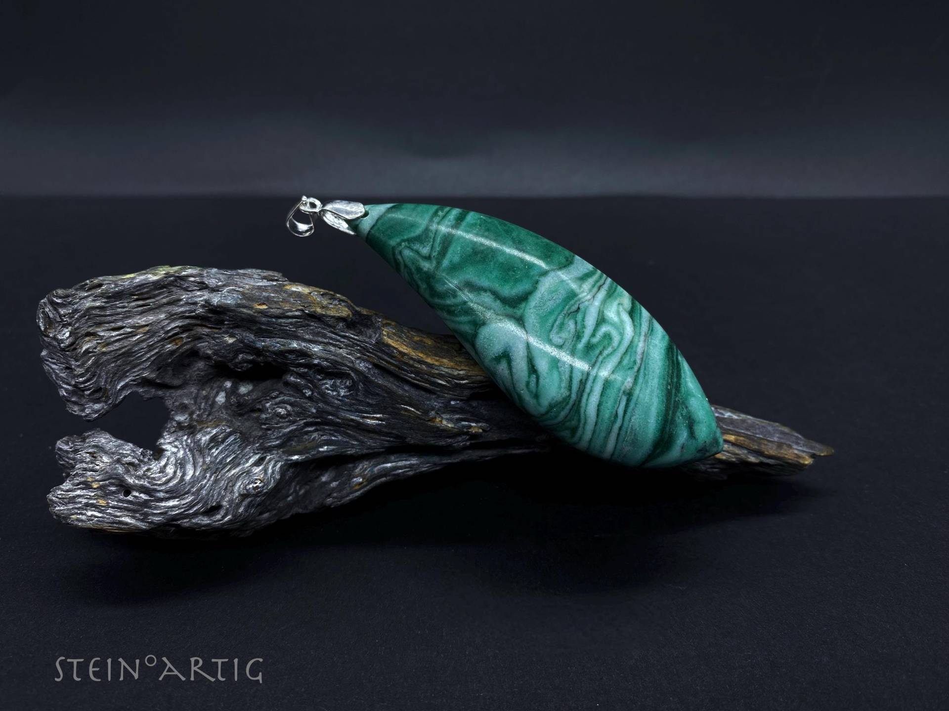 Edelstein Anhänger "Budstone'xl Silber 925 von Steinartig