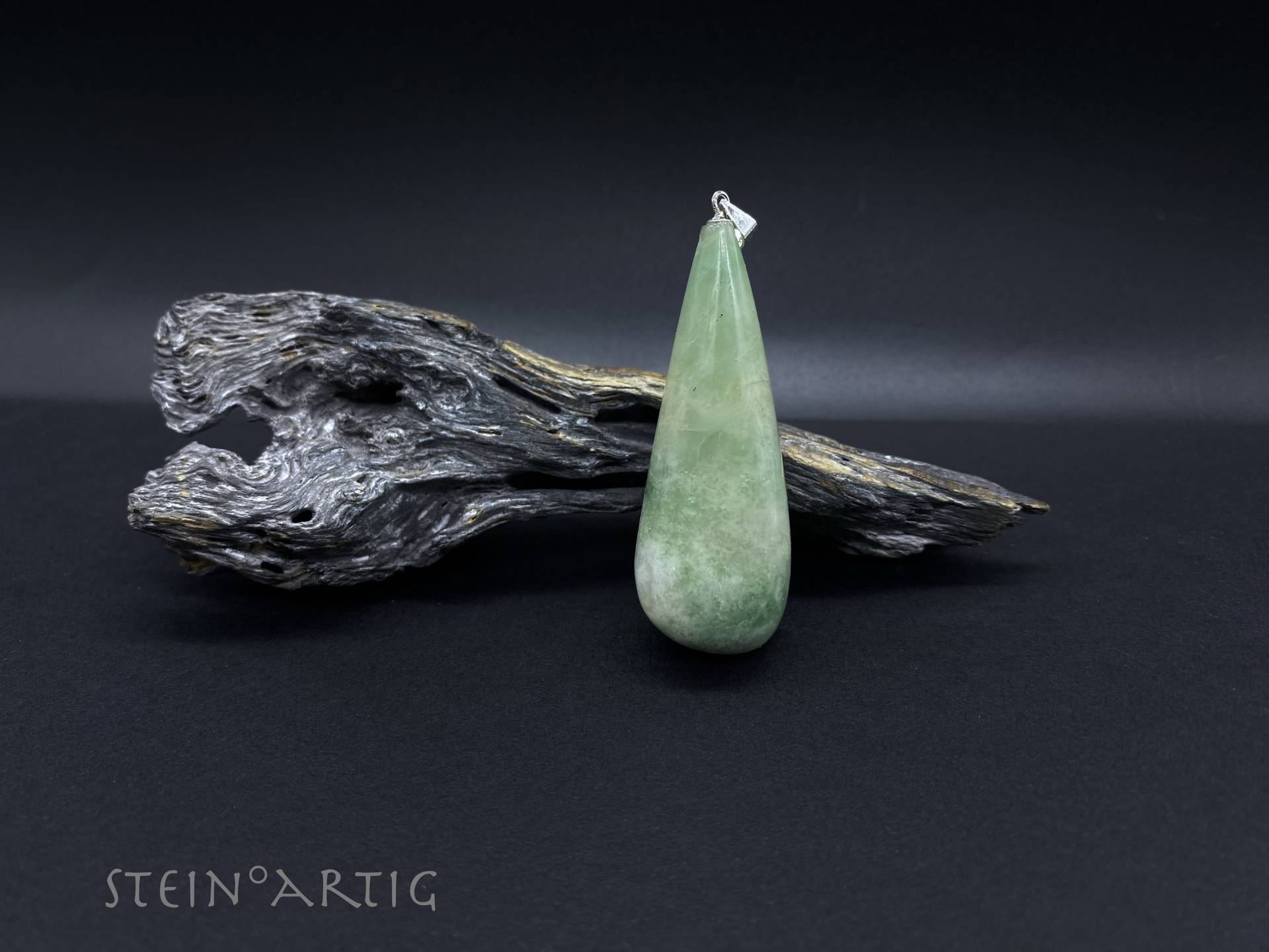 Edelstein Anhänger "Grüner Opal', Silber 925 Edelstein Anhänger "Grüner Opal', Silber 925 von Steinartig