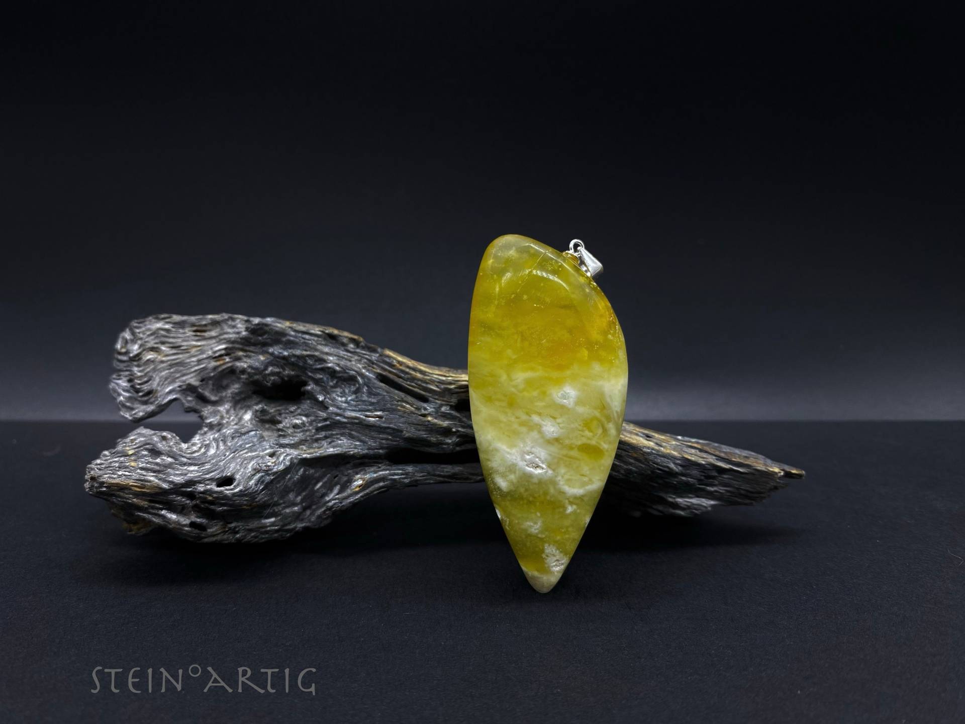 Edelstein Anhänger "Honigopal', Silber 925 Edelstein Anhänger "Honigopal', Silber 925 von Steinartig