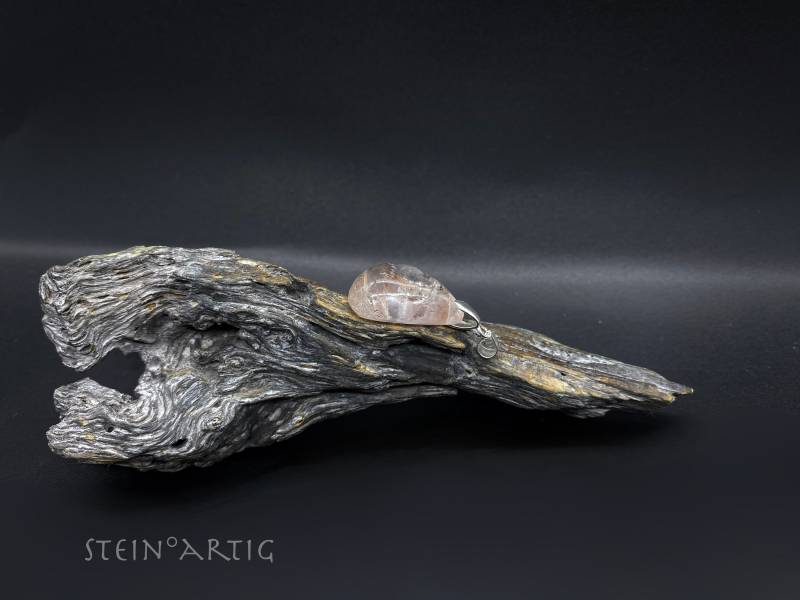 Edelstein Anhänger "Morganit' Silber 925 von Steinartig
