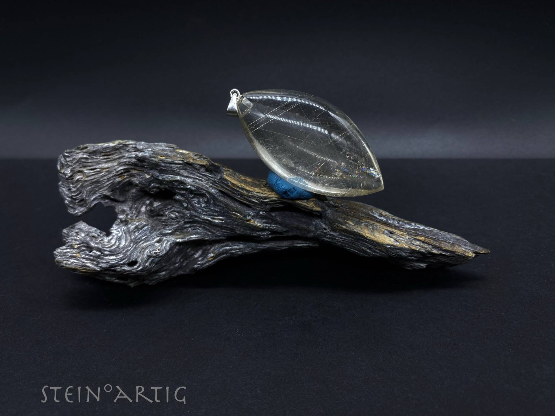 Edelstein Anhänger "Rutilquarz', Silber 925 Edelstein Anhänger "Rutilquarz', Silber 925 von Steinartig