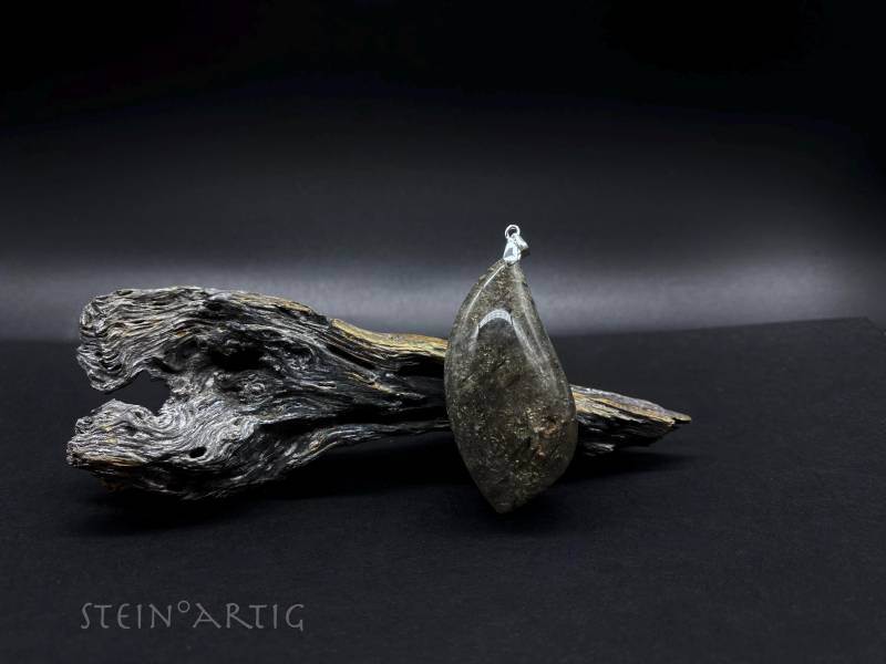 Edelstein Anhänger "Rutilquarz' Silber 925 von Steinartig