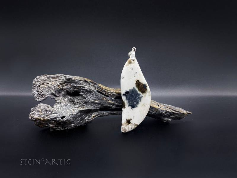 Edelstein Anhänger "Turmalin in Aplit' Silber 925 von Steinartig