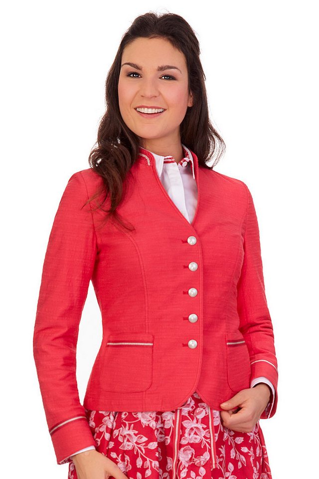 Steinbock Trachtenjanker Trachtenjacke Damen - LEONIE - rot von Steinbock