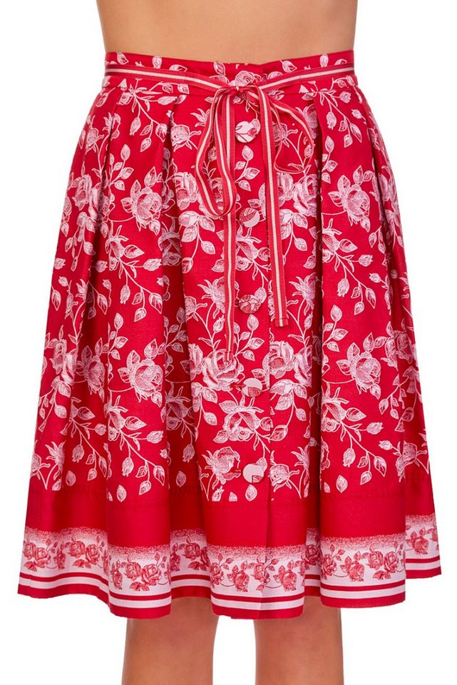 Steinbock Trachtenrock Trachtenrock - LARELLA - rot von Steinbock
