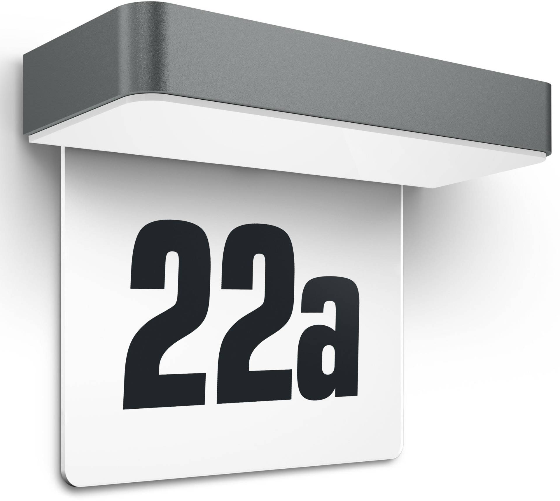 steinel Außen-Wandleuchte "XSOLAR" LED-Board Warmweiß Hausnummernleuchte, Solarleuchte von Steinel