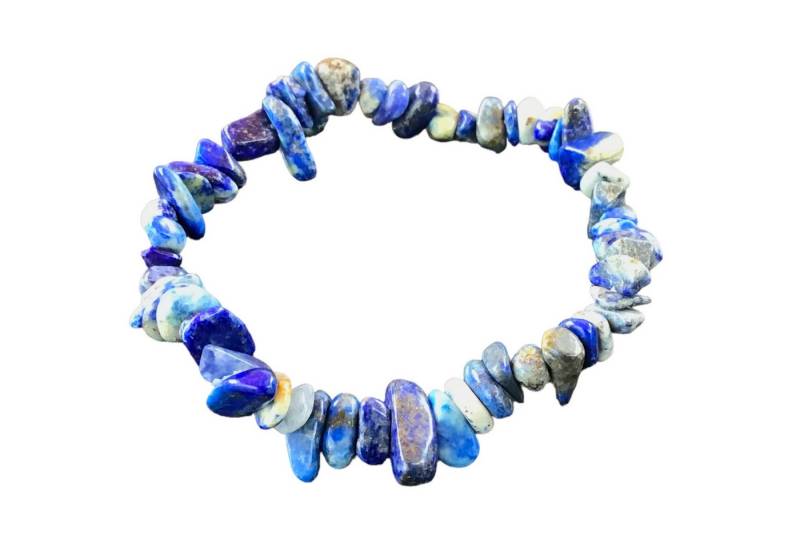 Steinfixx® Armband Lapislazuli Splitterarmband - Edelstein - Brasilien (16 cm Umfang, 1-tlg., beliebter und seltener Edelstein), 100 % echt, Handarbeit von Steinfixx®
