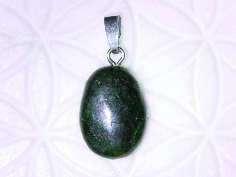 Alexandrit-Anhänger | Cabochon Mit Schlaufe Aus 925 Silber B7057 von SteinkraftShop