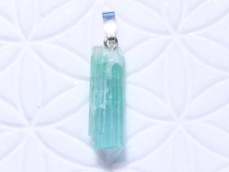 Paraiba Turmalin-Anhänger | Kristall Mit Schlaufe Aus 925 Silber von SteinkraftShop