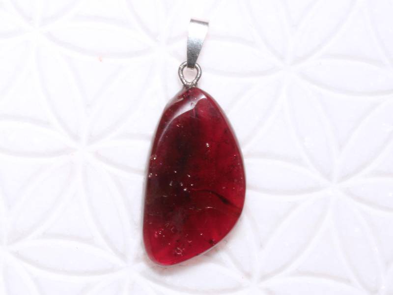 Rhodolith-Anhänger | Scheibe Mit Schlaufe Aus 925 Silber Granat B6351 Rhodolith-Anhänger | Scheibe Mit Schlaufe Aus 925 Silber Granat B6351 von SteinkraftShop