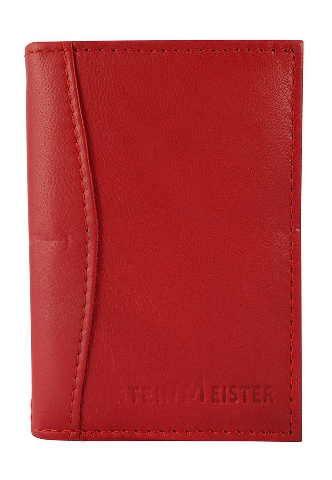 STEINMEISTER Geldbörse Das schwarze Kartenetui im Hochformat der Marke Steinmeister von STEINMEISTER