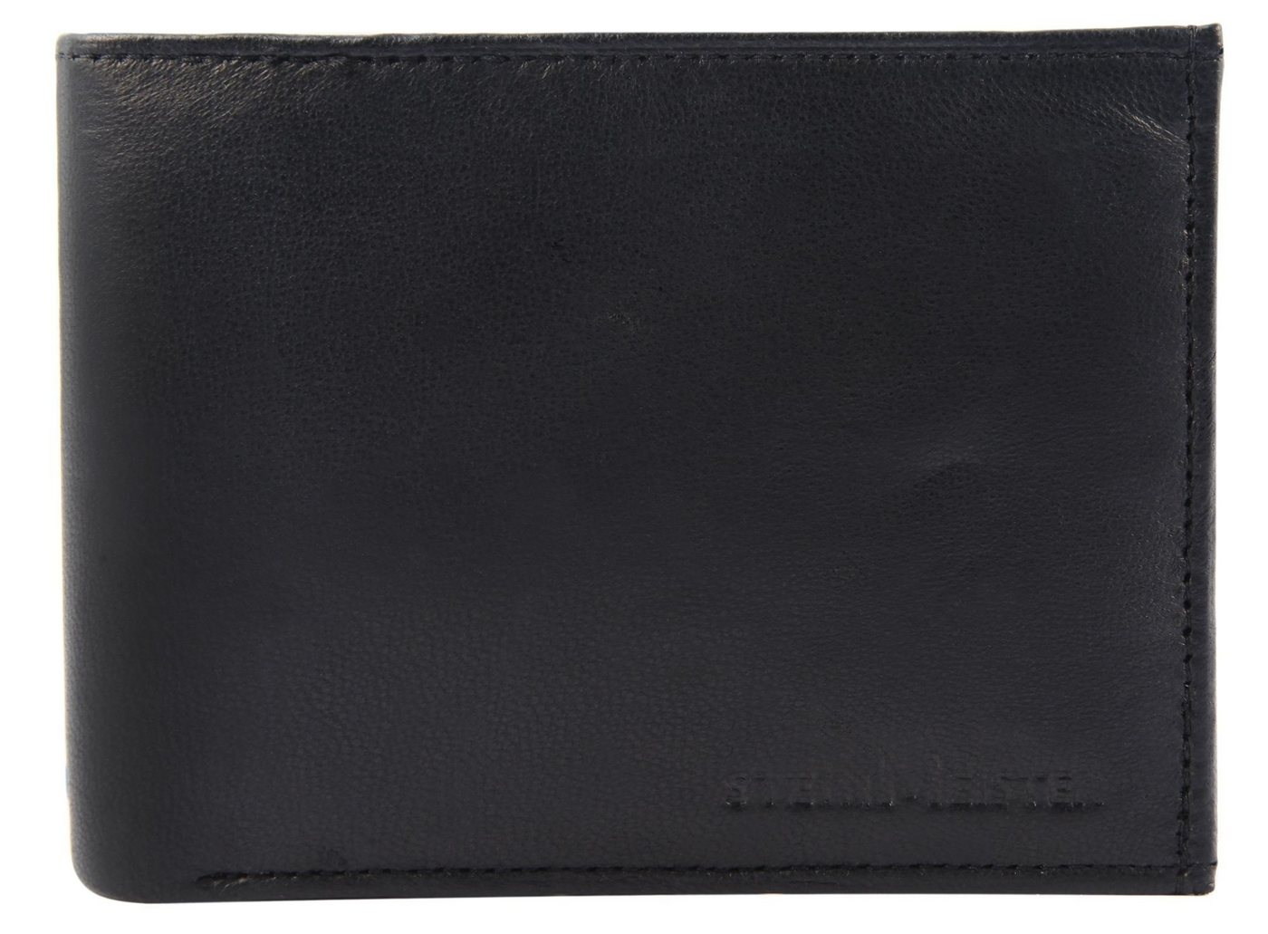 Steinmeister Geldbörse MP0006 Echtleder, Querformat, 12 x 9 cm (Einzeln) von Steinmeister