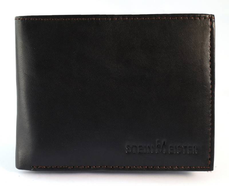 Steinmeister Geldbörse MP0020 (Einzeln), Herren GeldbÃ¶rse Quer Echtleder von Steinmeister