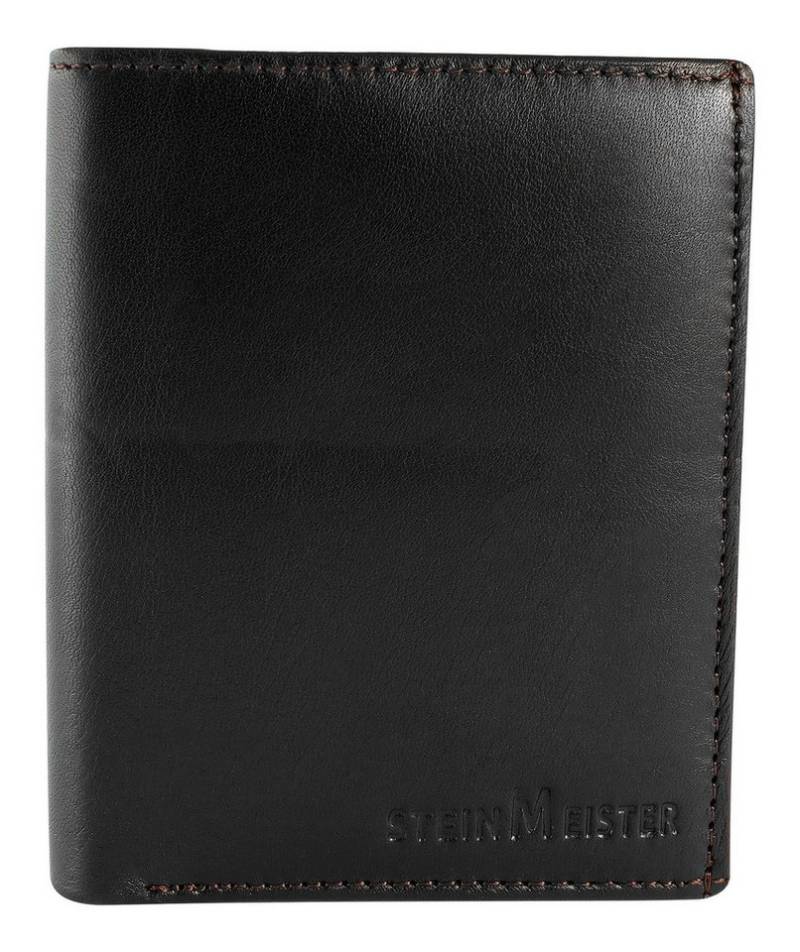Steinmeister Geldbörse Omar Steinmeister Geldbörse aus Echtleder, Hochformat, (Einzeln), Herren GeldbÃ¶rse Hoch Echtleder von Steinmeister