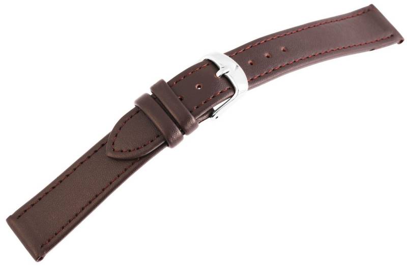 Steinmeister Uhrenarmband LB0030 Echtleder-Uhrenarmband, dunkelbraun, 10 mm - 26 mm von Steinmeister