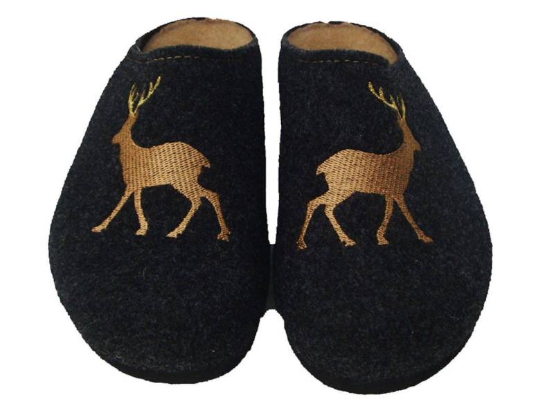 Steinnacher Bärbel Damen Pantoffel Hirsch Pantoffel von Steinnacher Bärbel