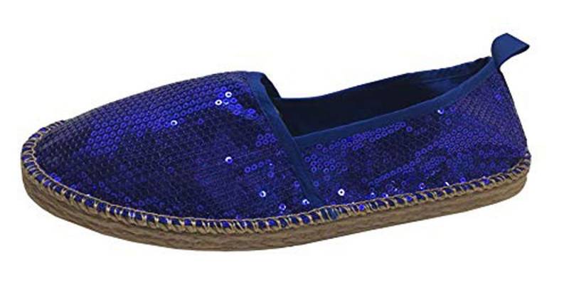 Steinnacher Bärbel Espadrille San Remo blau Pailletten Espadrille von Steinnacher Bärbel