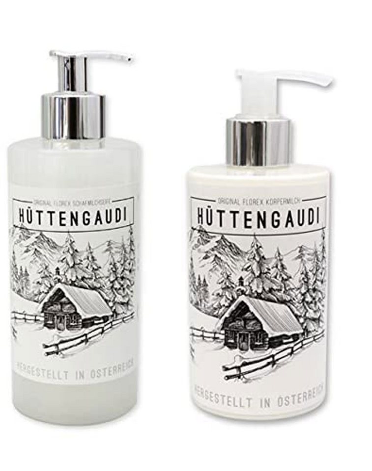 Steinnacher Bärbel Seifen-Set Florex Schafmilch Hüttengaudi flüssige Seife und Bodymilk von Steinnacher Bärbel