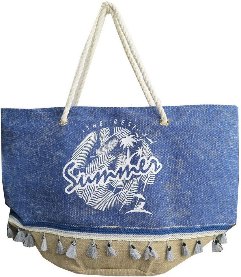 Steinnacher Bärbel Strandtasche Maui blau von Steinnacher Bärbel