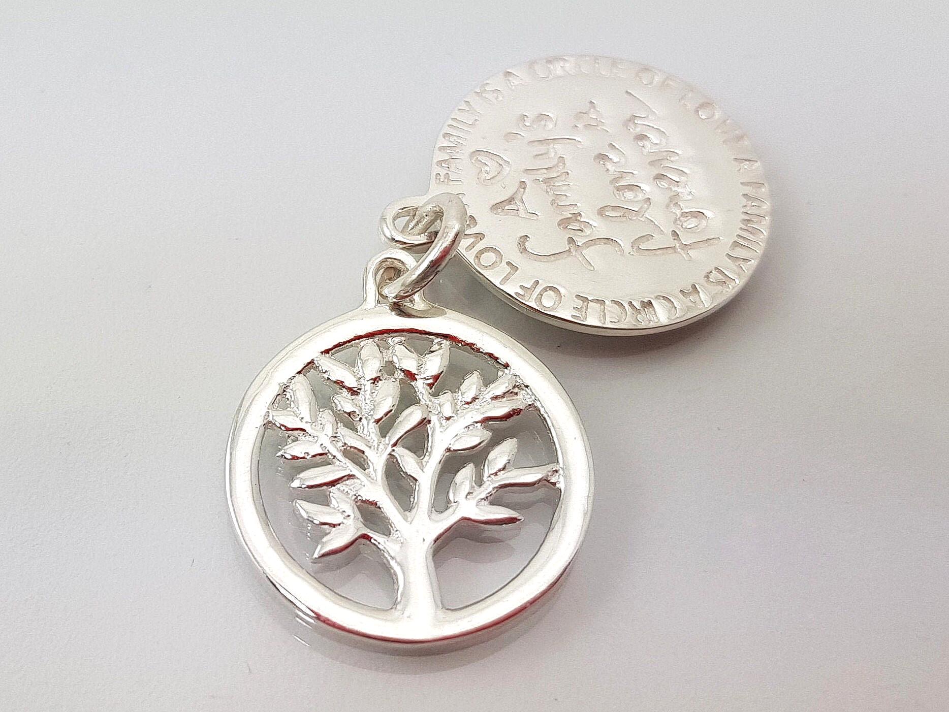 Anhänger Baum Des Lebens Lebensbaum Silber von SteinzauberShop