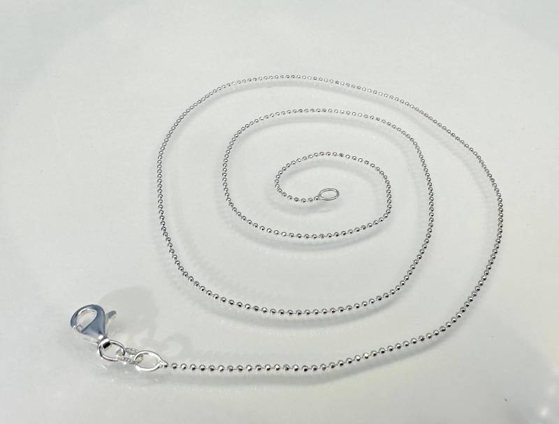 Collier Pünktchen-Kette Aus 925 Sterling Silber 45 cm Collier Pünktchen-Kette Aus 925 Sterling Silber 45 cm von SteinzauberShop