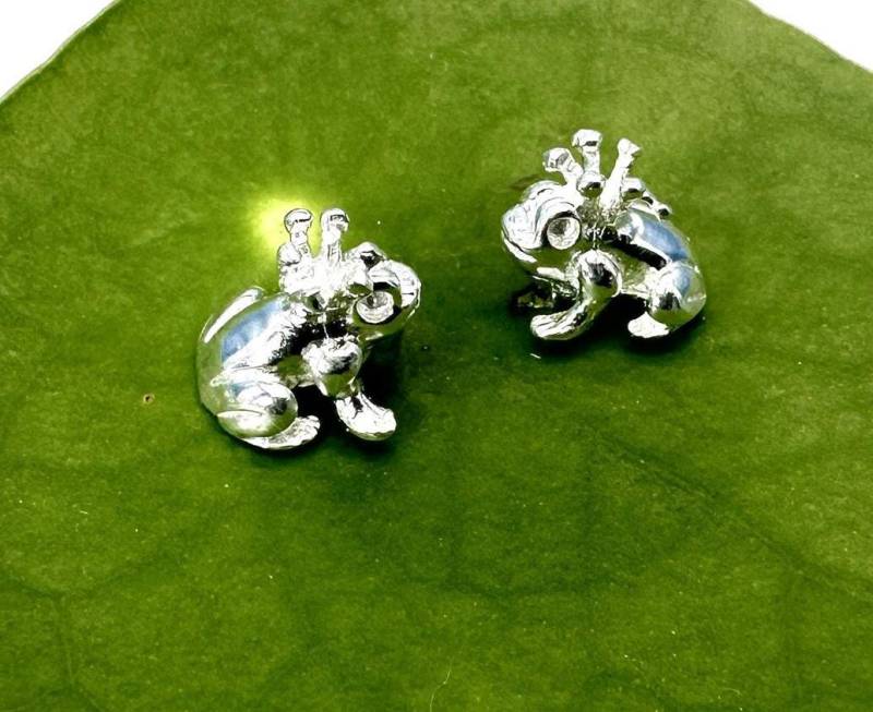 Ohrringe Frosch 925 Silber Ohrringe Frosch 925 Silber von SteinzauberShop
